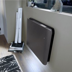 Radiateur Fonte INTUIS DOOK 1250W horizontal gris anthracite connecté NEN3364TCHS
