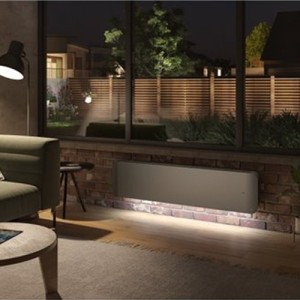 Radiateur Fonte INTUIS DOOK 1500W Bas gris anthracite connecté NEN3385TCHS