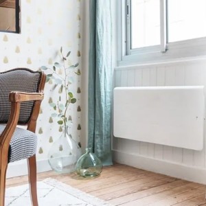 Radiateur Fonte INTUIS AXOO 1250W horizontal blanc connecté NEN3074SEEC