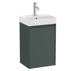 Meuble lave mains Ona Unik 1 Porte 40cm Vert Mat - Roca A851677513
