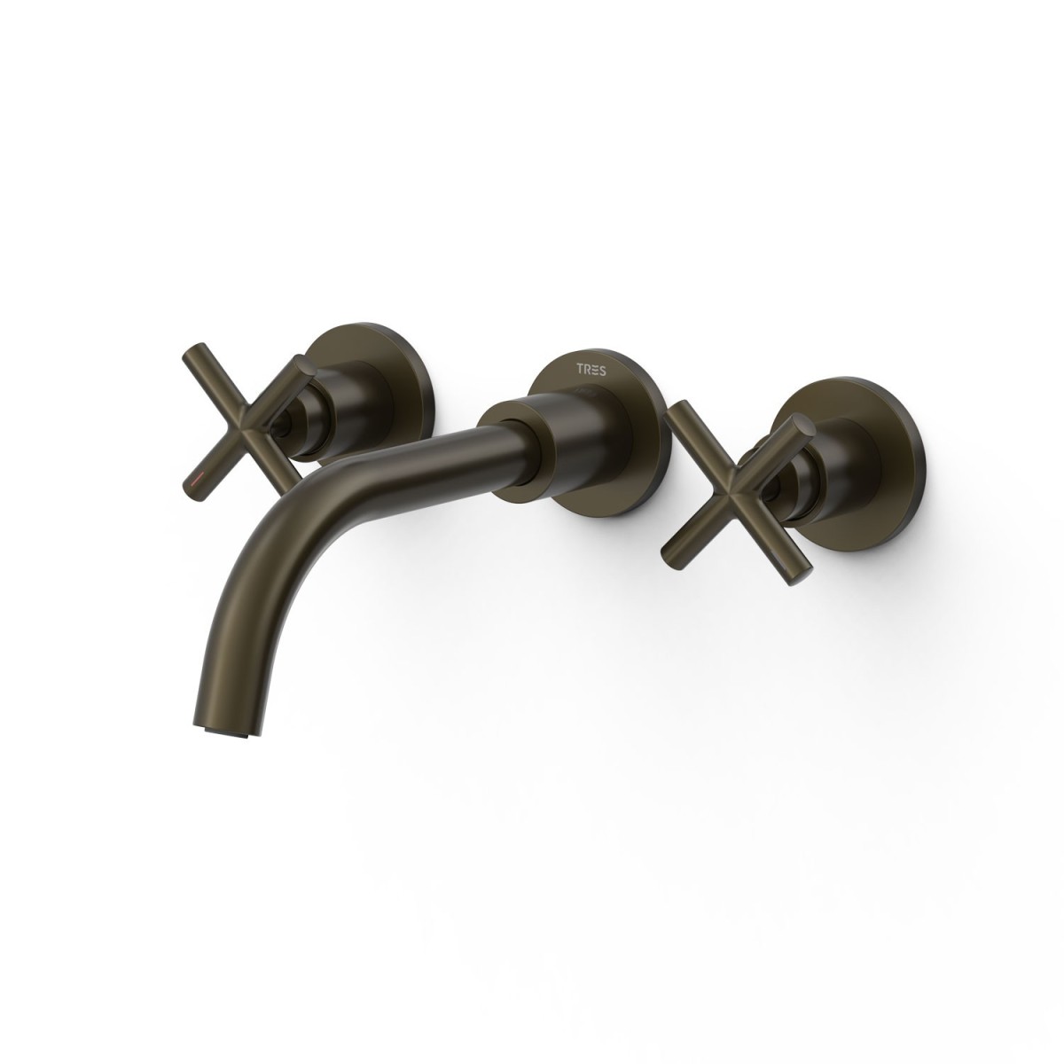 Mélangeur encastré pour lavabo Noir Bronze - TRES 28330002KMB 