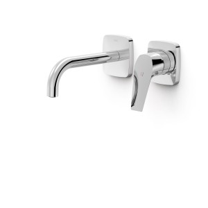 Façade mitigeur lavabo Chrome - TRES 21730021 