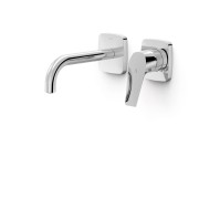 Façade mitigeur lavabo Chrome - TRES 21730021 