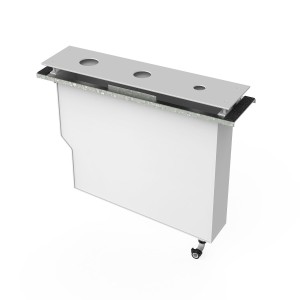 Réservoir pour robinetterie de rebord de baignoire WHITEMAT (blanc mat) - TRES 20024501BM 