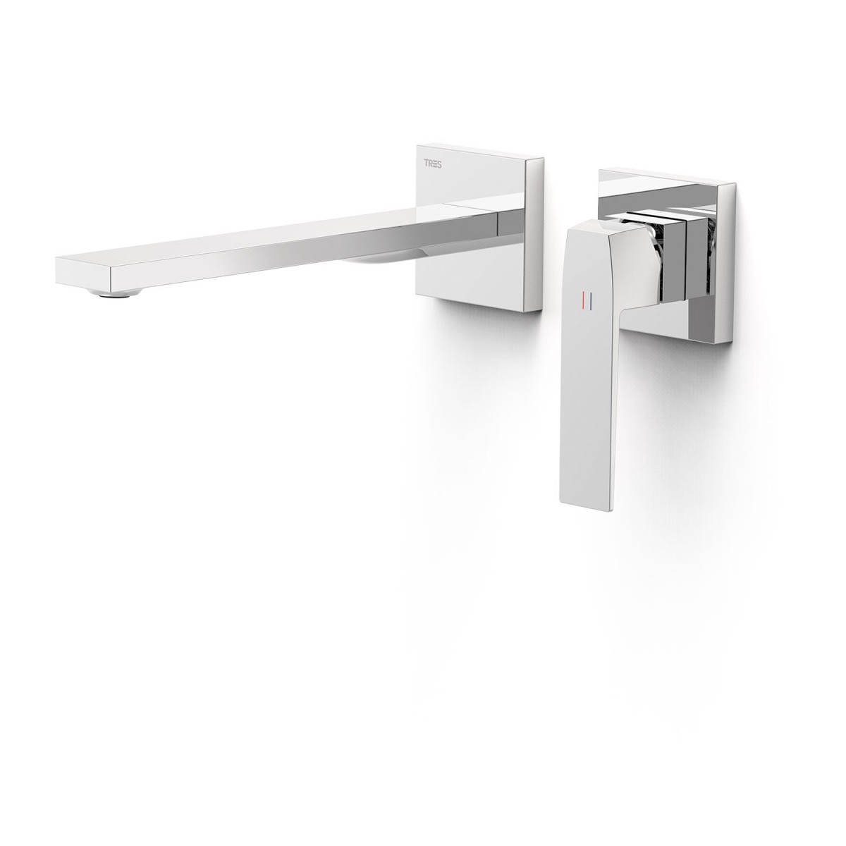 Façade mitigeur lavabo Chrome - TRES 20230022 