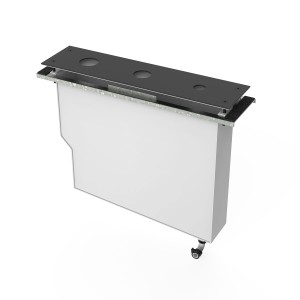 Réservoir pour robinetterie de rebord de baignoire BLACKMAT (noir mat) - TRES 20324501NM 