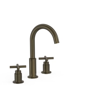 Mélangeur sur gorge pour lavabo Noir Bronze - TRES 28310501KMB 