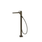 Mitigeur sur pied pour baignoire et douche Noir Bronze - TRES 20247001KMB 