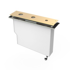 Réservoir pour robinetterie de rebord de baignoire Or Mat 24K - TRES 20324501OM 