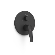 Mitigeur douche pour boîtier encastré Rapid‑box 3 voies BLACKMAT (noir mat) - TRES 28127310NM 