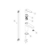 Mitigeur pour lavabo Chromé - TRES 22010301 