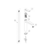 Mitigeur haut éco-efficace pour lavabo Chromé - TRES 22020401 