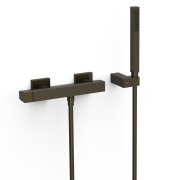 Mitigeur mural pour douche Noir Bronze - TRES 20216701KMB 