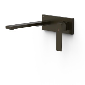 Mitigeur lavabo encastré bec 240 mm Noir Bronze - TRES 20230032KMB 