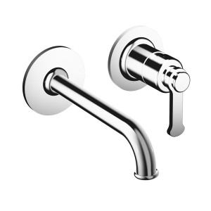 Mitigeur lavabo encastré avec rosaces bec de 185 mm Chromé - CRISTINA ONDYNA FA25751 