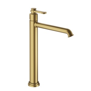 Mitigeur lavabo haut avec vidage up&down® Or Brossé - CRISTINA ONDYNA FA22296P 