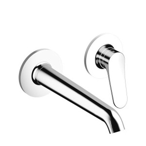 Façade Mitigeur Lavabo Botte 2 trous bec 225 mm Chromé - CRISTINA ONDYNA BT25951 