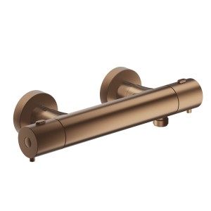 Thermostatique Douche Phi Or Rose Brossé PVD - CRISTINA ONDYNA PH45134P 