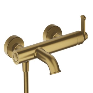 Bain douche mitigeur Or Brossé - CRISTINA ONDYNA FA18796P 