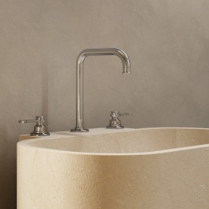 Melangeur lavabo 3 trous Chromé - CRISTINA ONDYNA FA20551 