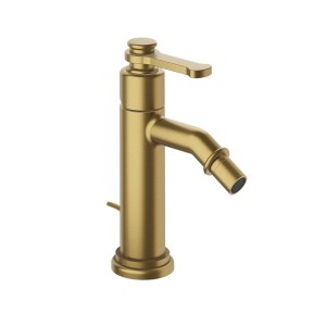 Mitigeur bidet avec vidage tirette Or Brossé - CRISTINA ONDYNA FA32196P 