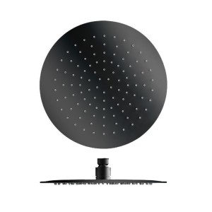 Pomme de douche sandwich inox ronde 30 Infinity Black PVD - CRISTINA ONDYNA PD95355P 