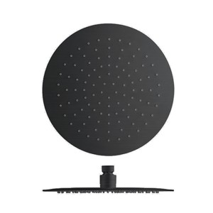 Pomme de douche sandwich inox ronde 30 Imperial Black - CRISTINA ONDYNA PD95376 