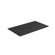 Receveur de douche solo due 80x80 h2 recoupable black - CRISTINA ONDYNA SOL8080CR 