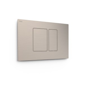 Bouton de chasse double pour WC  Acier - TRES 25429801AC 