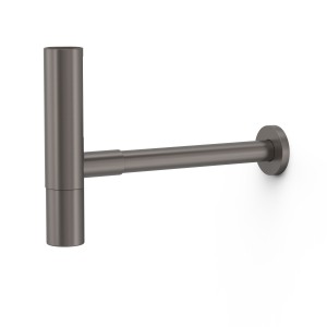 Siphon télescopique rond Graphite  - TRES 16110342GR 