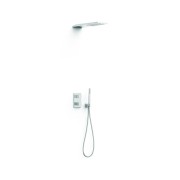 Kit robinet thermostatique encastré 2 voies pour douche Therm-box Chrome - TRES 20235055 