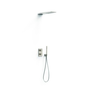 Kit robinet thermostatique encastré 2 voies pour douche Therm-box Chrome - TRES 20235055AC 