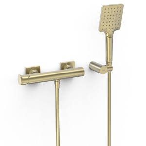 Mitigeur mural pour douche Project Cava doré  - TRES 22116701CA 