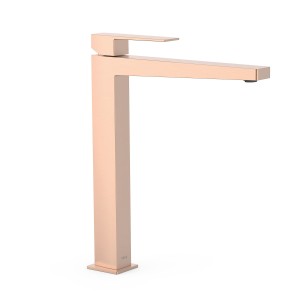 Mitigeur XL pour lavabo Slim Or Rose Mat 24K - TRES 20210305OPM 