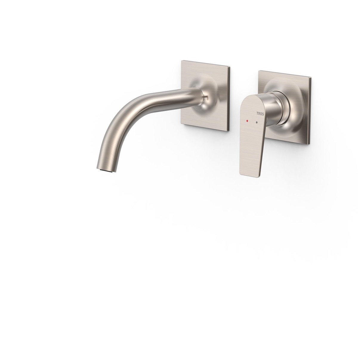 Pièce apparente pour élément encastré de lavabo Project Acier - TRES 22130001AC 