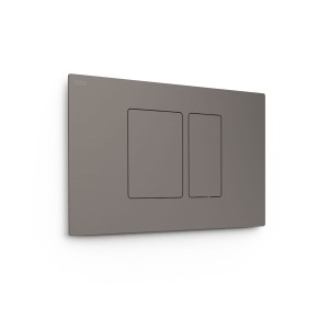 Bouton de chasse double pour WC  Graphite  - TRES 25429801GR 