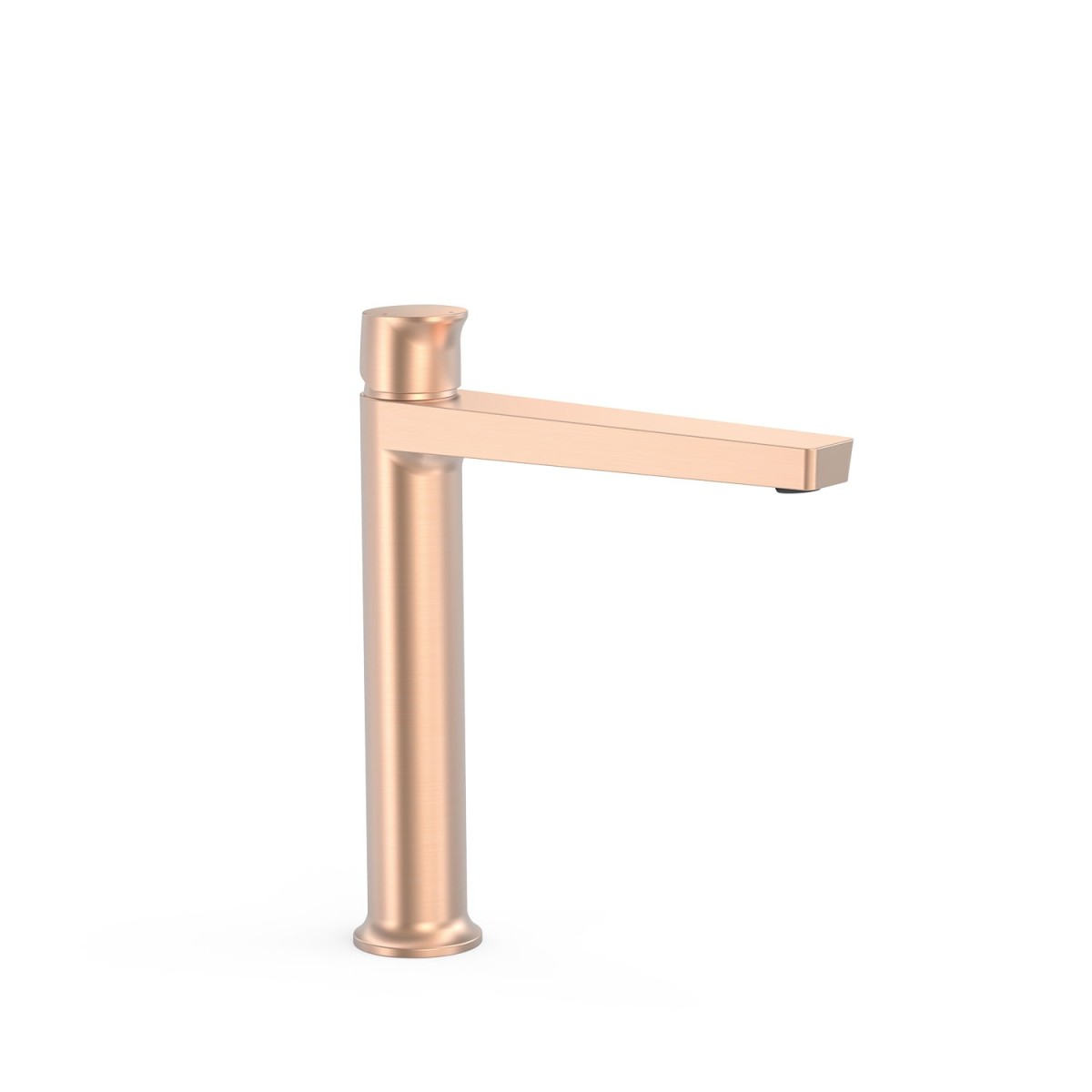 Mitigeur haut pour lavabo Project Or Rose Mat 24K - TRES 22120402OPM 