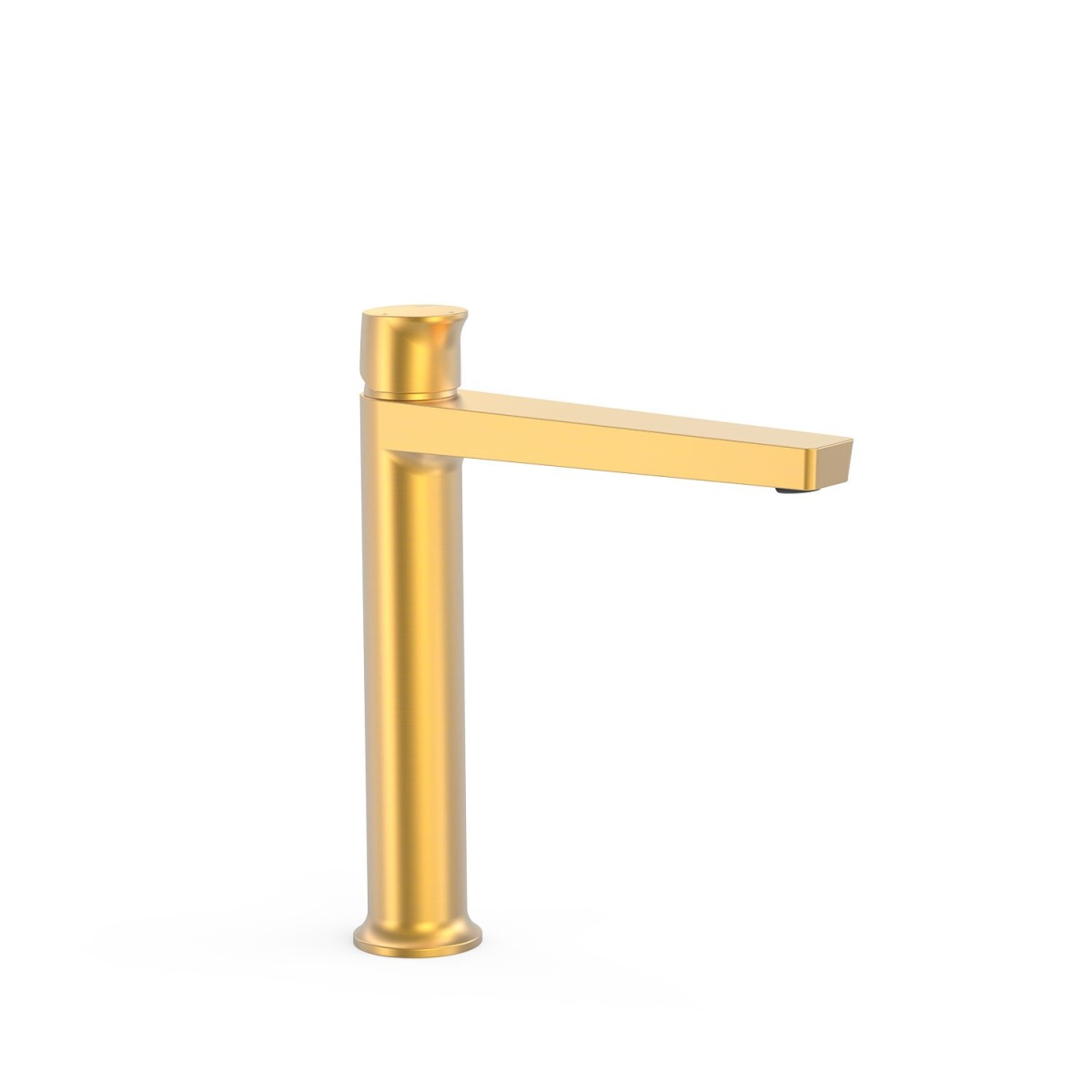 Mitigeur haut pour lavabo Project Or Mat 24K - TRES 22120402OM 