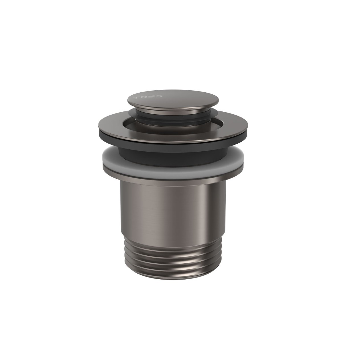 Bonde de vidage Click‑clack Simple‑rapid pour lavabo Graphite  - TRES 24284020GR 