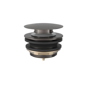 Bonde de vidage Click‑clack pour baignoire Graphite  - TRES 13474010GR 