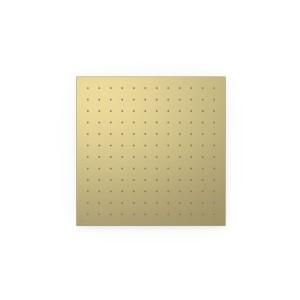 Pommeau de douche encastré au plafond 405x405 Cava doré  - TRES 13495101CA 