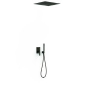 Kit mitigeur encastré 3 voies Rapid‑box pour douche Slim Noir bronze - TRES 20237302KMB 