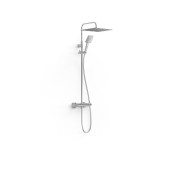 Ensemble mitigeur mural 2 voies pour douche Project Chrome - TRES 22119101 