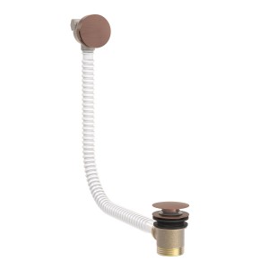 Bonde de vidage ronde Click‑clack avec système de remplissage et trop-plein Volcanic - TRES 03453430VO 