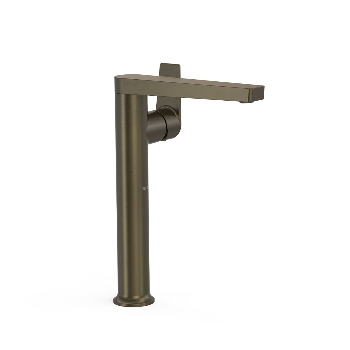 Mitigeur XL avec manette latérale pour lavabo Project Noir bronze - TRES 22184701KMB 