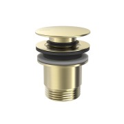 Bonde de vidage Click‑clack Simple‑rapid pour lavabo Cava doré  - TRES 24284010CA 