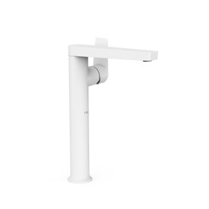 Mitigeur XL avec manette latérale pour lavabo Project Blanc mat - TRES 22184701BM 