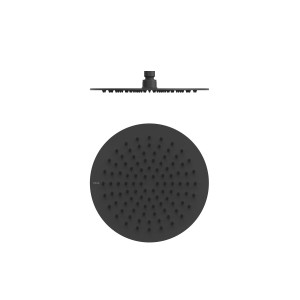 Pommeau de douche Extra-fin diam 250 mm Noir mat - TRES 134315009NM 
