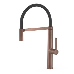 Mitigeur à bec flexible pour cuisine Volcanic - TRES 23048701VO 