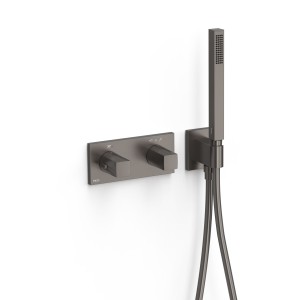 Robinet thermostatique encastré à 2 voies B-system Graphite  - TRES 30725201GR 